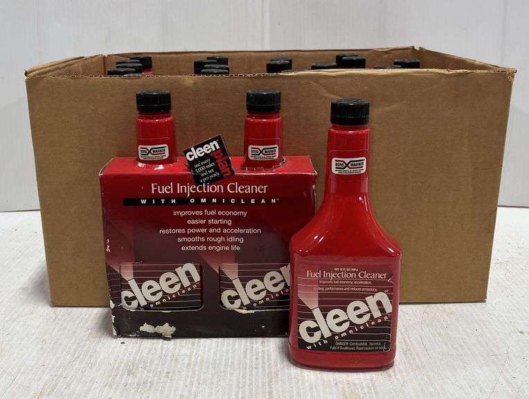 (21) Clean fuel injection cleaner, 12 oz., new - Albrecht Auction Service