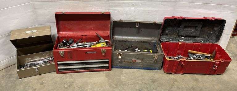 Large lot of tools from storage, includes almost every size wrench and ...
