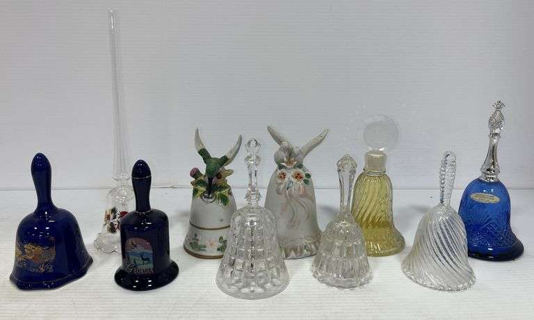 (10) Assorted bells, up to 10 1/2