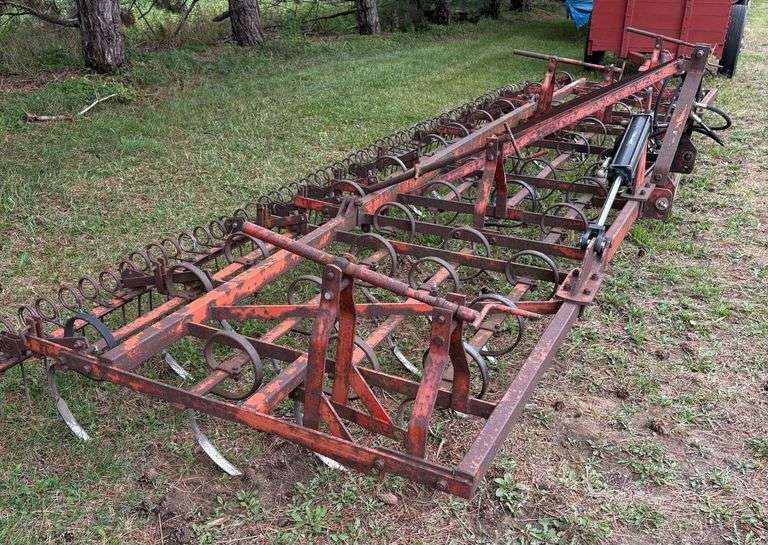 3-Point S-Tine Cultivator, 20' Working Width, 10' Main with 5' Wings, New Points, Several New Shanks, New Cylinders and Hoses, Wings Can Easily be Removed