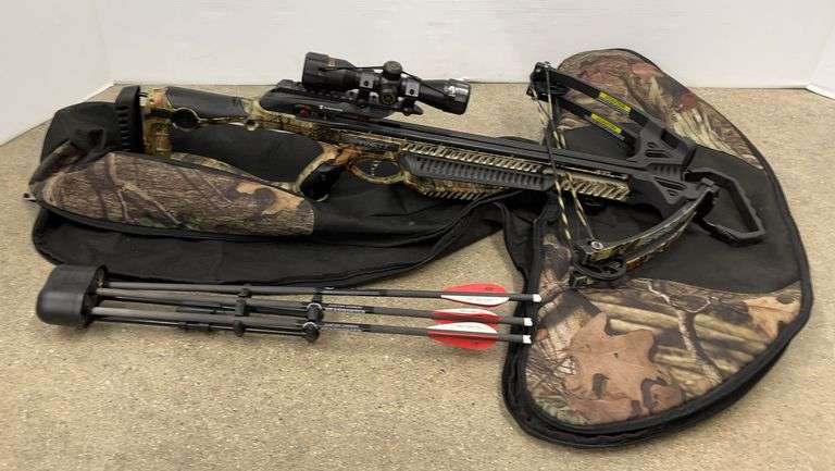 Barnett Raptor FX3 Crossbow with a Barnett 4x32 Scope and (3 ...