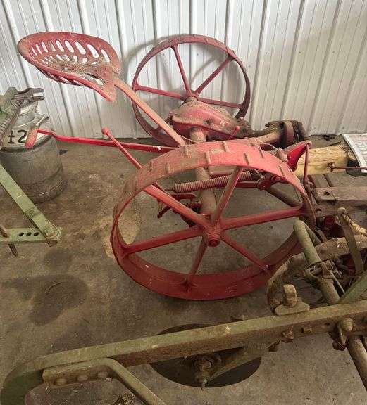 This item Selling ABSOLUTE! ~~~ Horse Drawn Sickle Bar Mower, 5' Cutting Width, New Knives