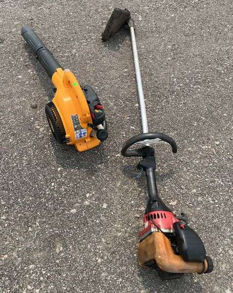 Poulan Pro 25cc gas blower, blows 200 mph; Homelite weed whip, 2R ...