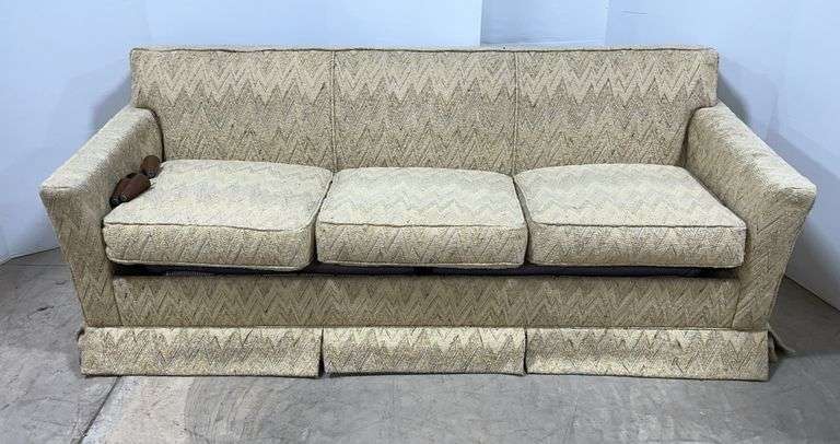 Older sleeper sofa couch, 78"W, nice, used