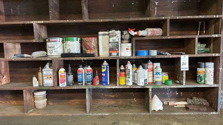Assortment of Sprays and Paints