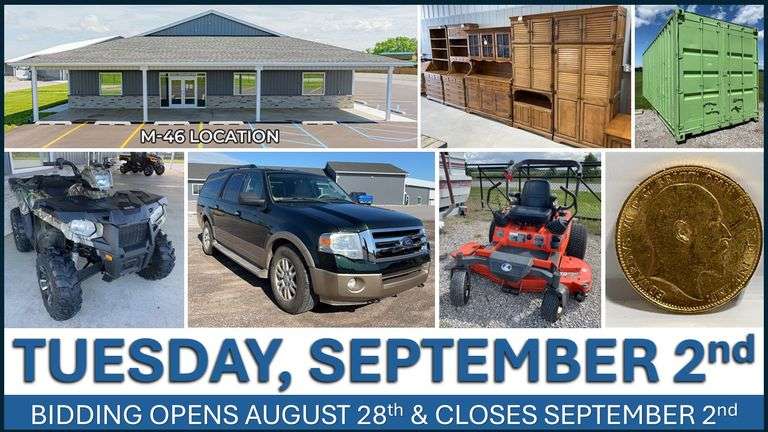 September 2nd (Tuesday) M-46 Online Consignment