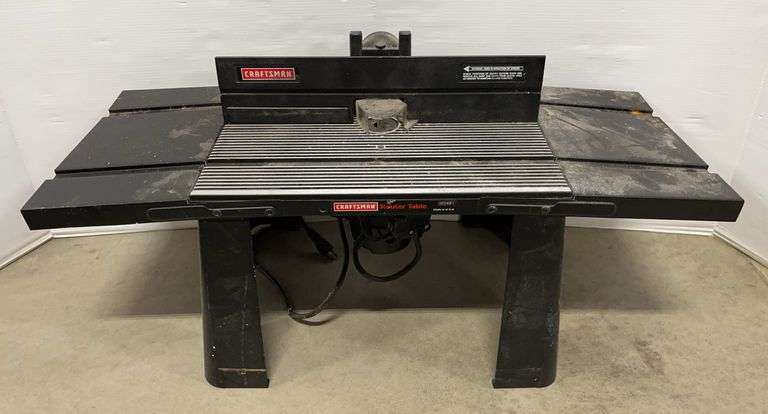 Craftsman table router, 36"W - Albrecht Auction Service