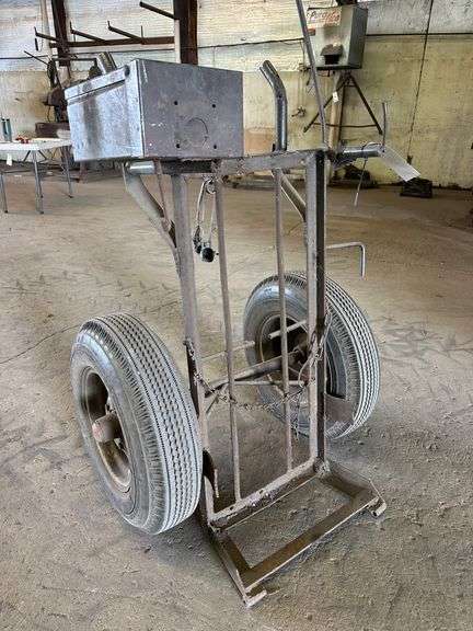 Heavy Duty Shop Built Torch Cart, 6.00-12 Pneumatic Tires