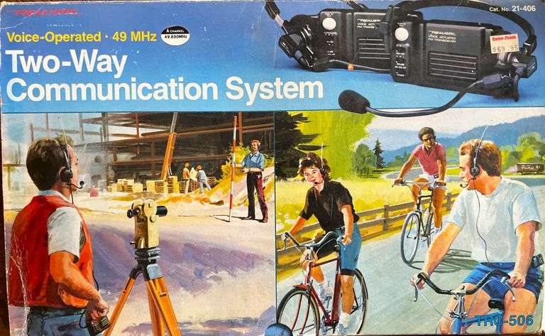 Late 1980s Realistic 2-Way communication system, box- 15