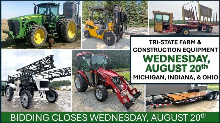August 20th (Wednesday) - Tri-State Farm / Construction / Municipality ...