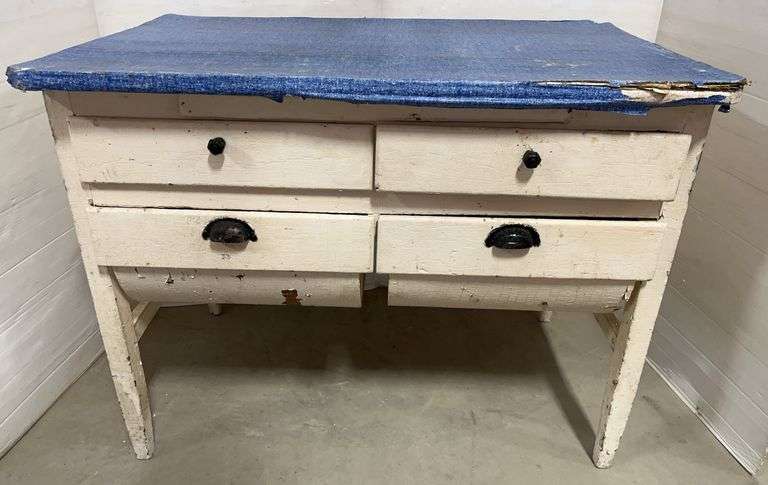 Antique cabinet, bottom drawers rounded instead of straight, 38