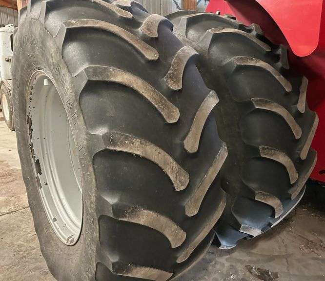 Set of (4)-Firestone 710/70R42 Tires at 25% Estimated Remaining, Just Removed from Tractor and Ready to Load, All Beads Good, No Cracks or Stubble