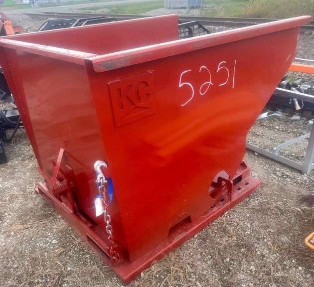 KC 2-Yard Self-Dumping Hopper, New, Unused Condition, NOTE:  No Sunday Pick-Up