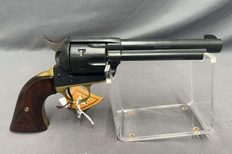 Hawes Western Six Shooter, .22/.22 Mag., with (2) Cylinders, Single ...