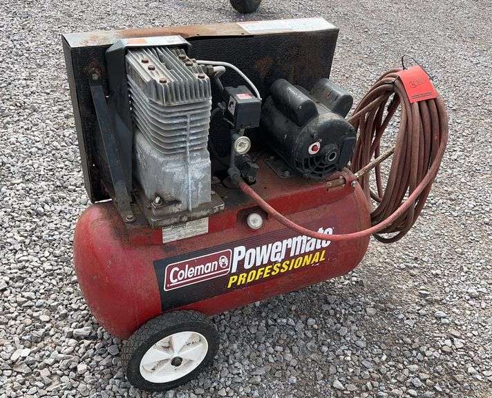 Coleman air compressor, used - Albrecht Auction Service
