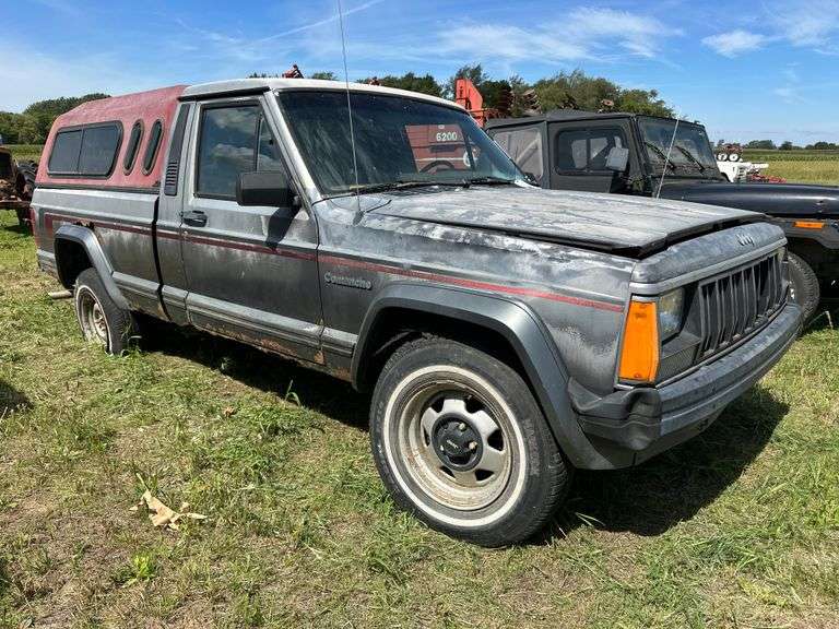 1990 Jeep Comanche Pioneer Pickup, VIN: 1J7FT36L2LL139552, (Showing 108,912 miles), Drive Shaft is in Truck Bed.  Not Currently Running, Unknown Issue, Sat for Approximately 10 years.  Engine is present and intact.  No battery.  Bent tie-rods in the front.