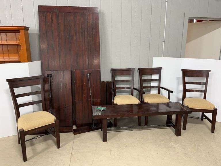 8-Piece dining room set, table top- 86