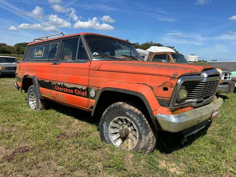 1979 Jeep Cherokee Chief 4wd, VIN: J9A17NN041482, Automatic Transmission, Needs Tires.  Not Currently Running, Unknown Issue, Sat for Approximately 10 years.