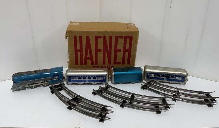 Hafner Box Hafner no. 1010 locomotive train set in the original box, Hafner ...