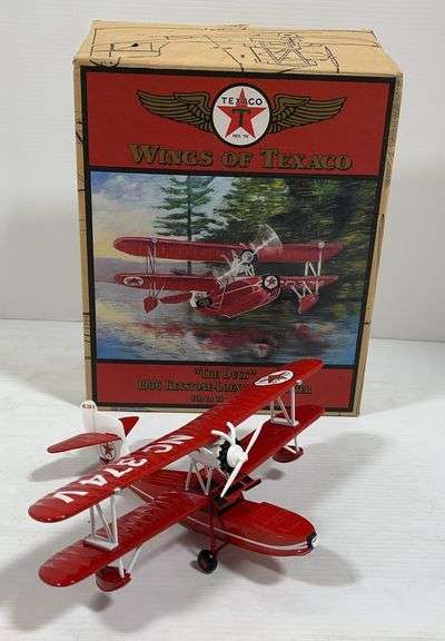 ERTL 1936 Keystone-Loening Commuter die-cast biplane, No. 8 from the ...