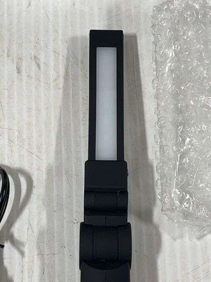 (2) USB rechargeable LED work lights, portable and foldable design ...