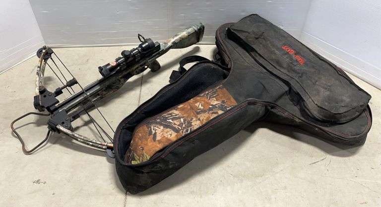 Tree Arows Parker Bows Tomahawk Crossbow with Factory-Installed Red Hot Scope, 160 ...