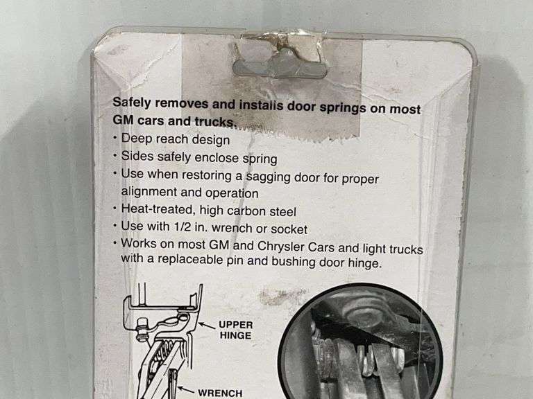 Performance Tool Door Spring Tool, Model W84603 - Albrecht Auction Service
