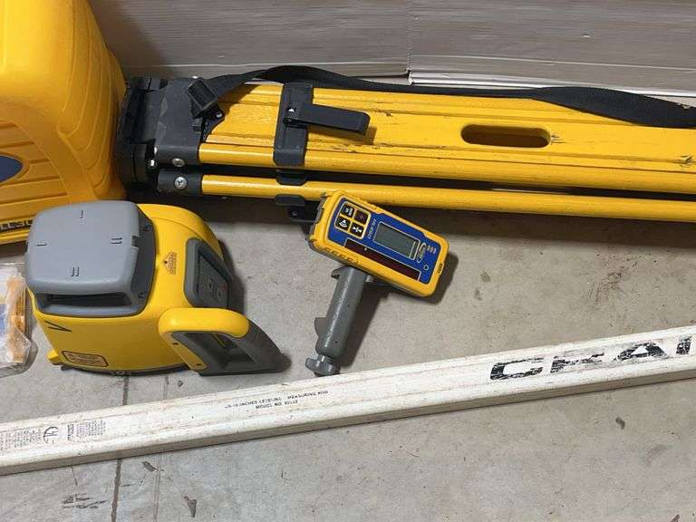 Spectra LL300S Laser Level, Stand and Measurement Stick Included, with ...
