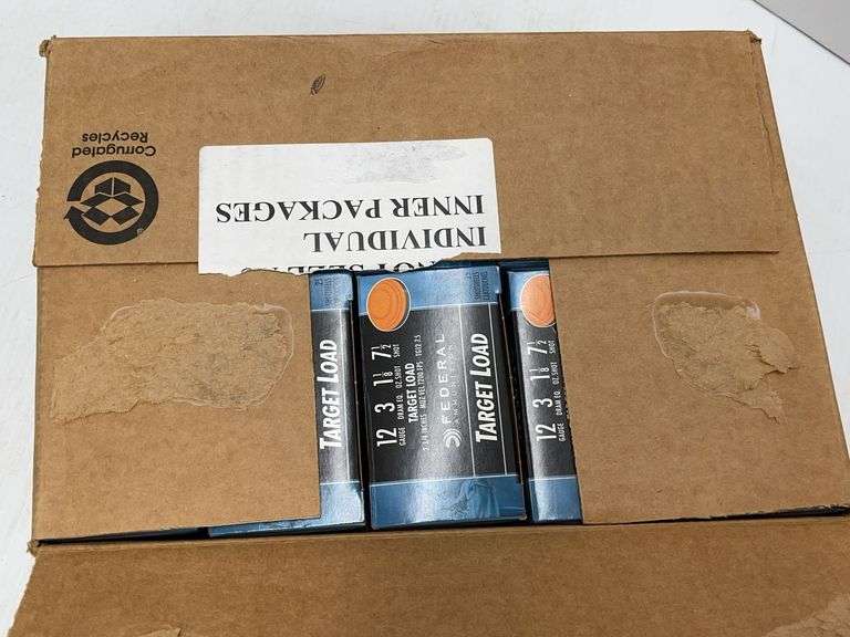 Case of (250) Federal 12-Gauge 2 3/4