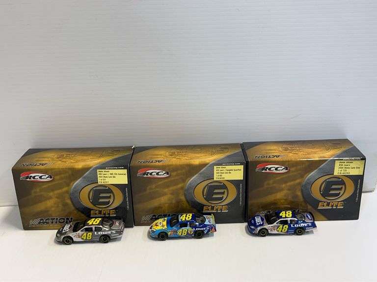 (6) RCCA Elite 1:64 Scale Stock Cars: 3- Jimmie Johnson #48 Lowe's ...