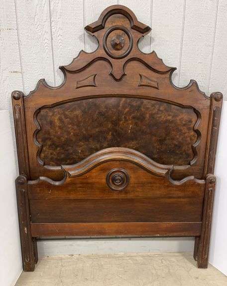 Antique Widdicomb Furniture headboard and footboard, will need to be refinished, headboard- 53"W x 68"H, no rails, good, wear