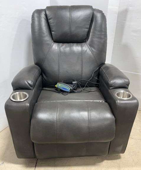 Lift Chair with Heat and Massage; 2-Years Old; Black