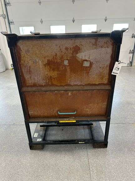 Metal Square Hopper Box, Holds Approximately 40 bushel - Albrecht ...