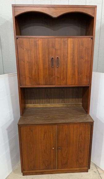 (2) Wooden Cabinets