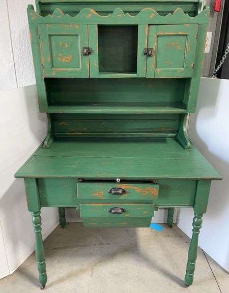 Antique bakers cupboard, 40 1/2"W x 25"D x 64"H