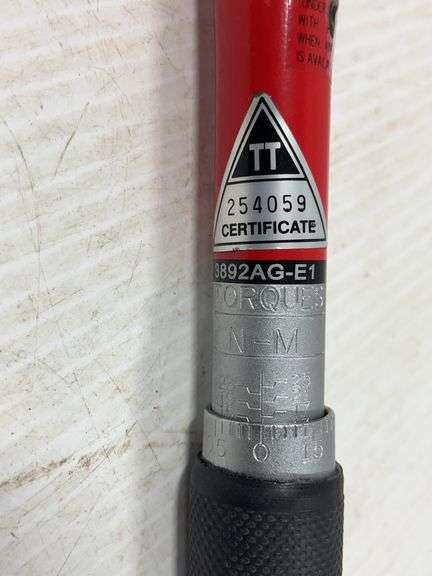 Teng Tools #3892AG-E1 Angular Torque Wrench: 18/25 Range, 3-18 ft-lb ...