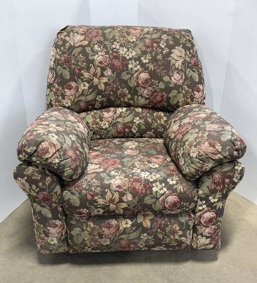Recliner chair, 37"W, seat- 17"H