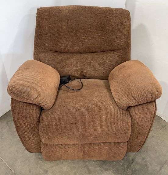 Brown Cloth Power Chair