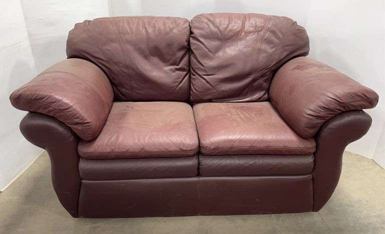 Maroon Color La-Z-Boy Loveseat