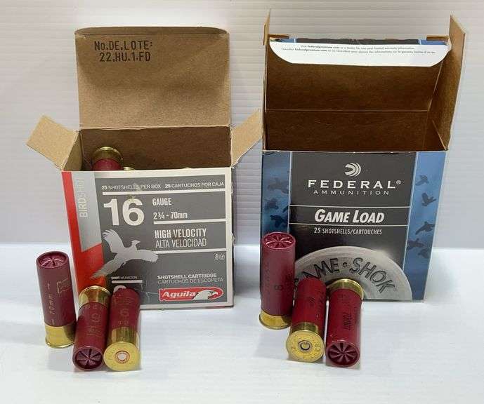 Shell For Round (19) Remington 12-Gauge Round-Bird Shells, (3) Federal 12-Gauge Round ...