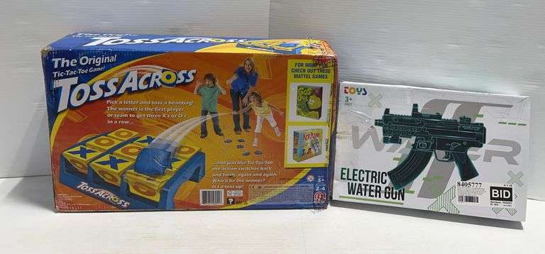 Electric Water Gun and Toss Across Game - Albrecht Auction Service