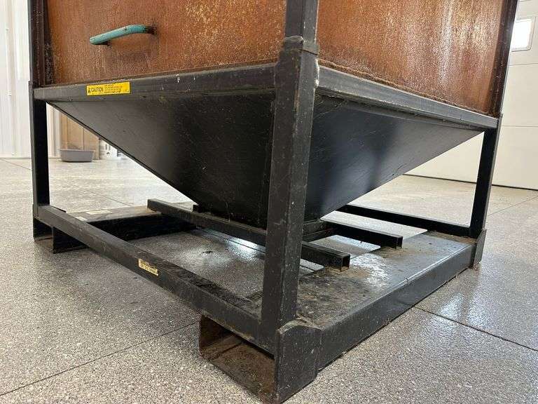 Metal Square Hopper Box, Holds Approximately 40 bushel - Albrecht ...