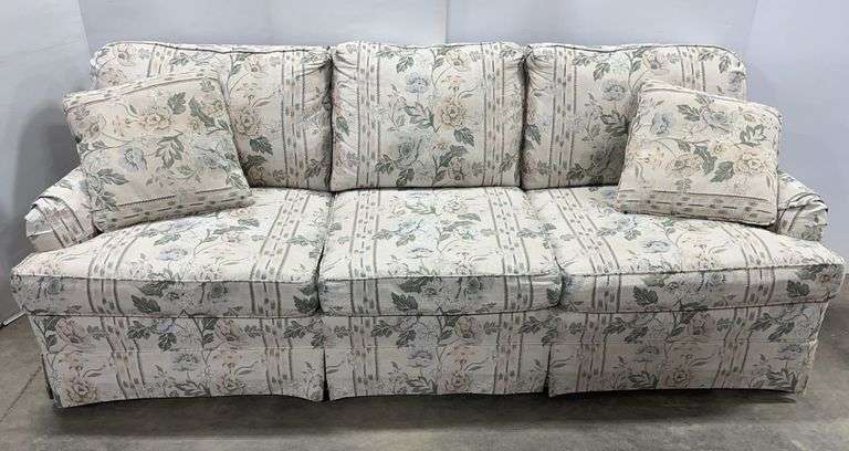 Light Color Berne Amish Built Sofa with Arm Covers