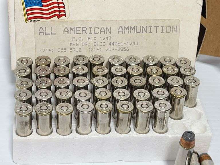 (50) Rounds of All American Ammo 357, 158-grain - Albrecht Auction Service