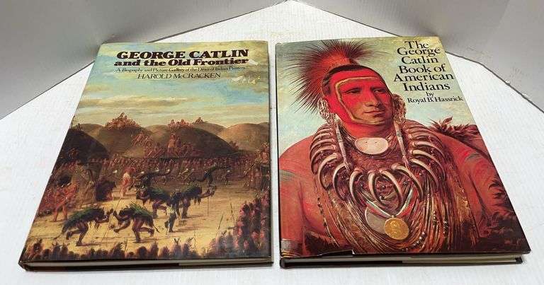 Howard R Catlin (2) George Catlin Books: 1- Book of American Indians Copyright 1981 ...