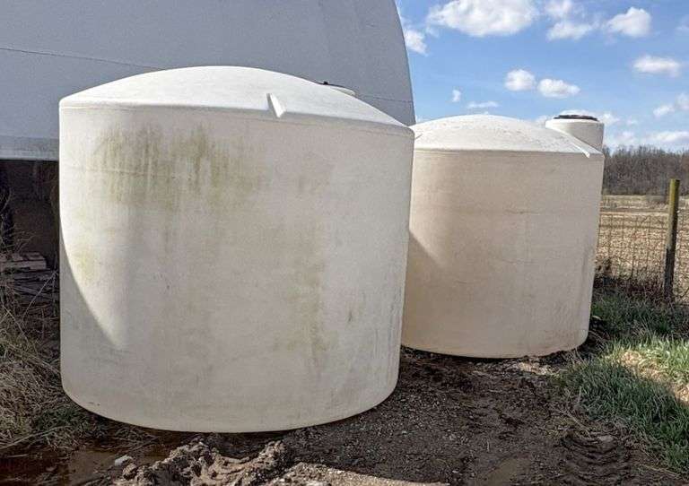 This item Selling ABSOLUTE! ~~~ (2)-2500-Gallon Tanks, Good for Water ...