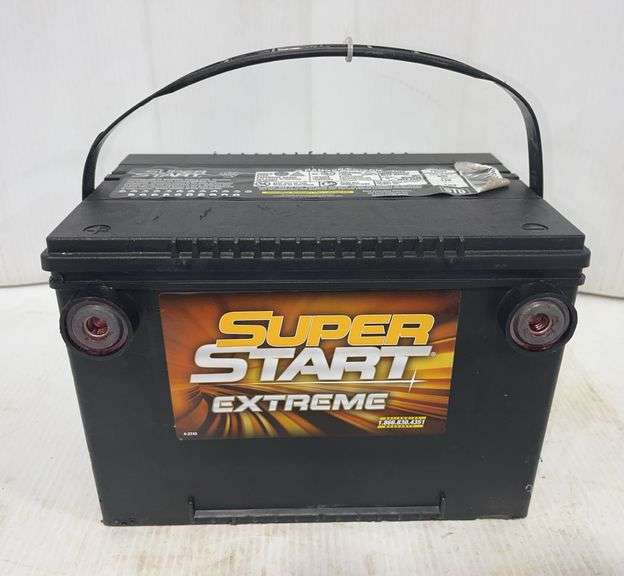 Super Start Extreme Auto Battery, Part # 78EXT, CCA- 800, Side Post ...