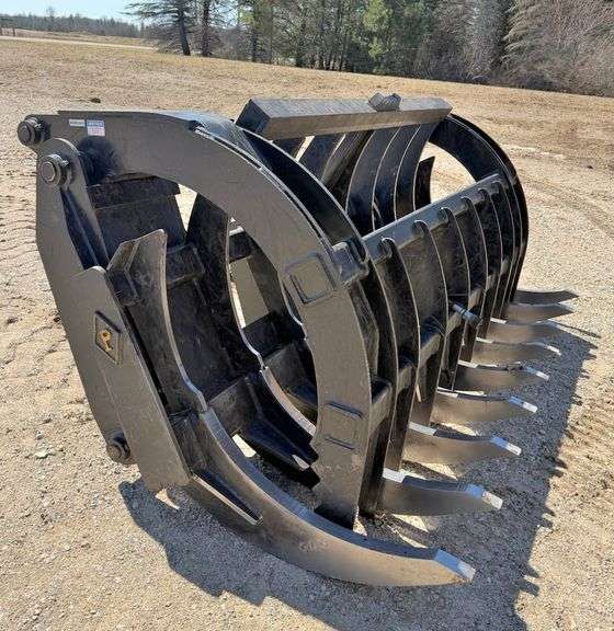 Pemberton Rake 2022 Pemberton Loader Grapple/Rake, 10', Model L600-9-LR/PT, Ser. No ...