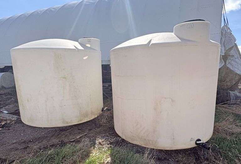 This item Selling ABSOLUTE! ~~~ (2)-2500-Gallon Tanks, Good for Water ...