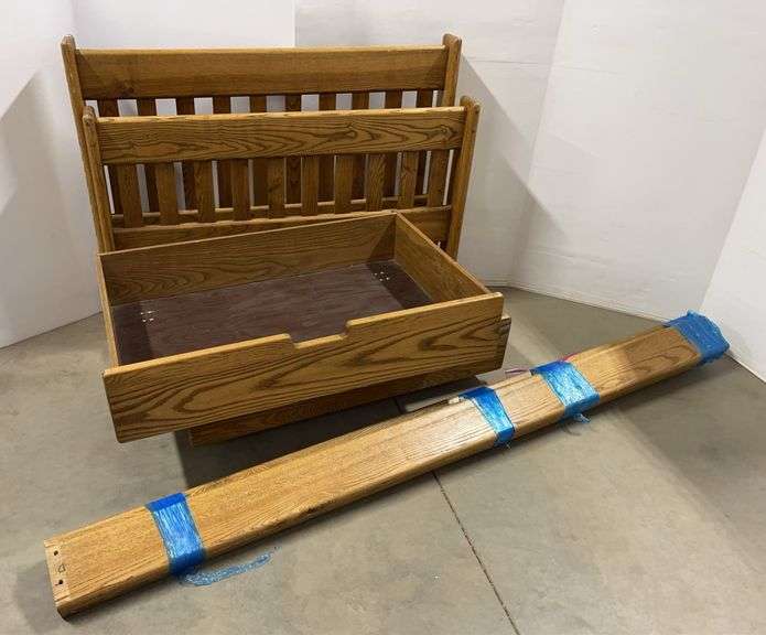 Twin Headboard Set with Storage Drawers